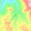 Mapa topográfico Pitayó, altitud, relieve