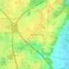 Mapa topográfico Wahnbek, altitud, relieve