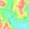 Mapa topográfico Pisicaz Bajo, altitud, relieve