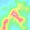 Mapa topográfico Bukit Payong, altitud, relieve