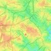 Mapa topográfico Mountain View Homes, altitud, relieve