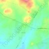 Mapa topográfico Pipe Creek, altitud, relieve