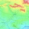 Mapa topográfico Amelsen, altitud, relieve