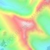 Mapa topográfico Mount Sparrowhawk, altitud, relieve