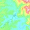 Mapa topográfico Oventeni, altitud, relieve