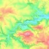 Mapa topográfico Wachtnitz, altitud, relieve