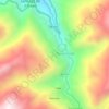 Mapa topográfico Chachan, altitud, relieve