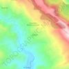 Mapa topográfico Quiñales, altitud, relieve
