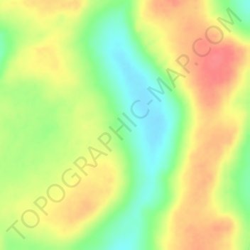 Mapa topográfico Télé, altitud, relieve