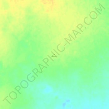 Mapa topográfico Adaou, altitud, relieve