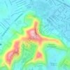 Mapa topográfico cima cerro paraíso, altitud, relieve