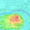 Mapa topográfico Schwedenschanze, altitud, relieve