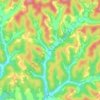 Mapa topográfico Zona, altitud, relieve