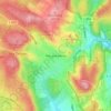 Mapa topográfico Neuenheerse, altitud, relieve