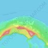 Mapa topográfico 'Alele'uta, altitud, relieve