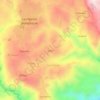 Mapa topográfico Pajón, altitud, relieve