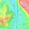 Mapa topográfico Ruh, altitud, relieve