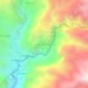 Mapa topográfico Provincia Chiquita, altitud, relieve