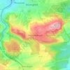 Mapa topográfico Hummerbruch, altitud, relieve