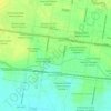 Mapa topográfico Tierra Linda Colonia, altitud, relieve