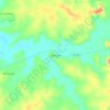 Mapa topográfico Alvorada, altitud, relieve