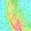 Mapa topográfico Hacarí, altitud, relieve