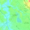 Mapa topográfico La Concepción De Los Baños, altitud, relieve