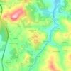Mapa topográfico Patameira de Cima, altitud, relieve