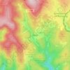 Mapa topográfico Vesser, altitud, relieve