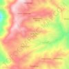 Mapa topográfico Baramadero Chico, altitud, relieve