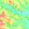 Mapa topográfico Gurupi, altitud, relieve