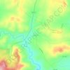 Mapa topográfico Gralhós, altitud, relieve