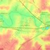 Mapa topográfico Long Lawford, altitud, relieve