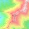 Mapa topográfico Cerro Tarapacá, altitud, relieve