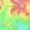 Mapa topográfico Fussingen, altitud, relieve