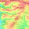 Mapa topográfico Bockschaft, altitud, relieve