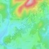 Mapa topográfico Pierrefite, altitud, relieve
