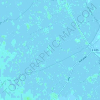Mapa topográfico Wüppels, altitud, relieve