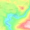 Mapa topográfico Comunidad Kichwa Rio Hollin de Santo Domingo, altitud, relieve