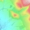 Mapa topográfico Dufton Pike, altitud, relieve