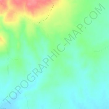 Mapa topográfico Retiro, altitud, relieve