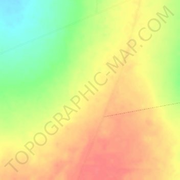 Mapa topográfico Planalto do Mato Grosso, altitud, relieve