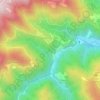 Mapa topográfico Mereto, altitud, relieve