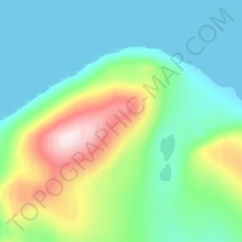 Mapa topográfico Cape Hecla, altitud, relieve