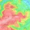 Mapa topográfico Oberpreuschwitz, altitud, relieve