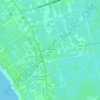 Mapa topográfico Kampung Api-Api, altitud, relieve