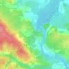 Mapa topográfico Les Chaudroles, altitud, relieve