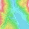 Mapa topográfico Froi - Froia, altitud, relieve