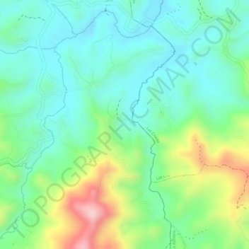 Mapa topográfico Yolombal, altitud, relieve