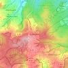 Mapa topográfico Todenfeld, altitud, relieve